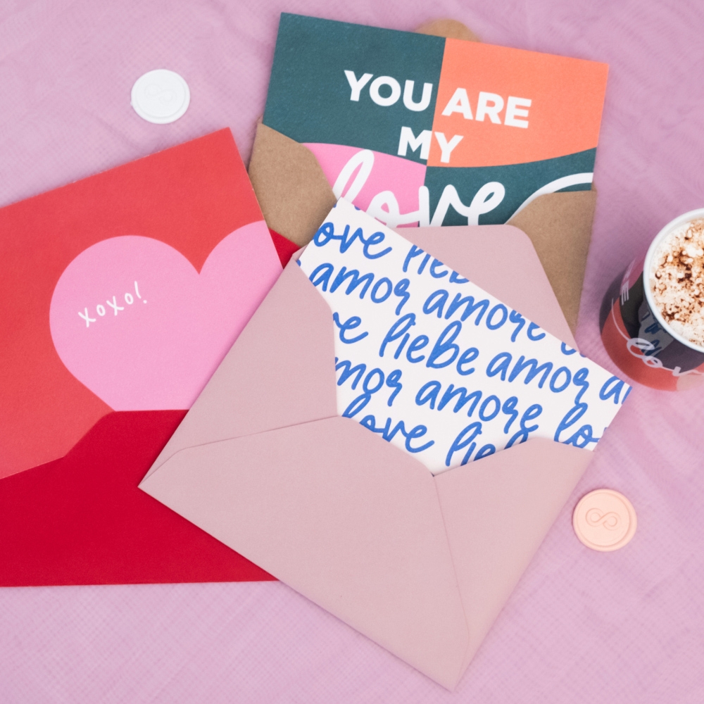 Postal Love on Grid inspiração 7